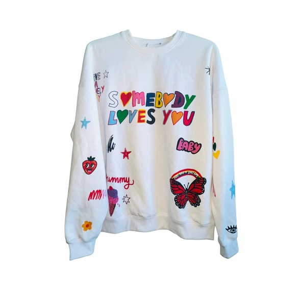 Mayfair Group Tops - Mayfair x @iscreamcolour Somebody Loves You Crewneck Sweatshirt Plus O/S XXL